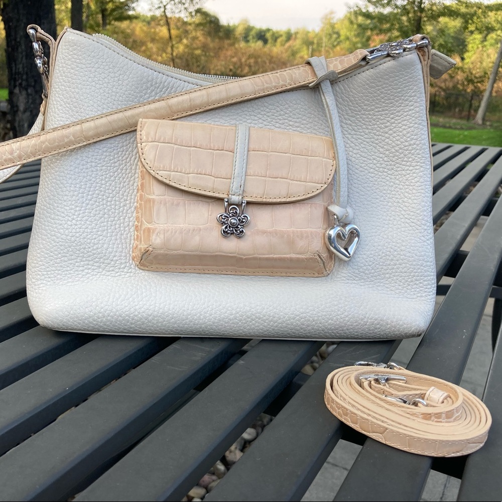 Brighton designer leather handbag with detachable strap